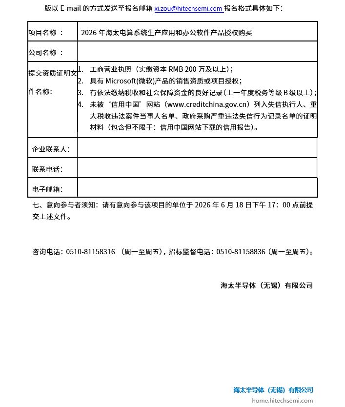 2026年Z6尊龙凯时电算系统生产应用和办公软件产品授权购买项目 招标公告(图2)